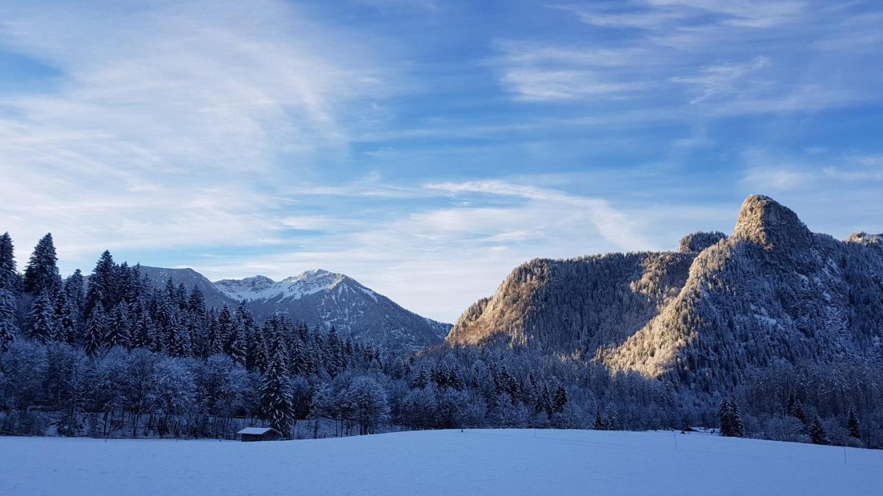 Ferienwohnung Gipfelglueck Oberammergau Buitenkant foto